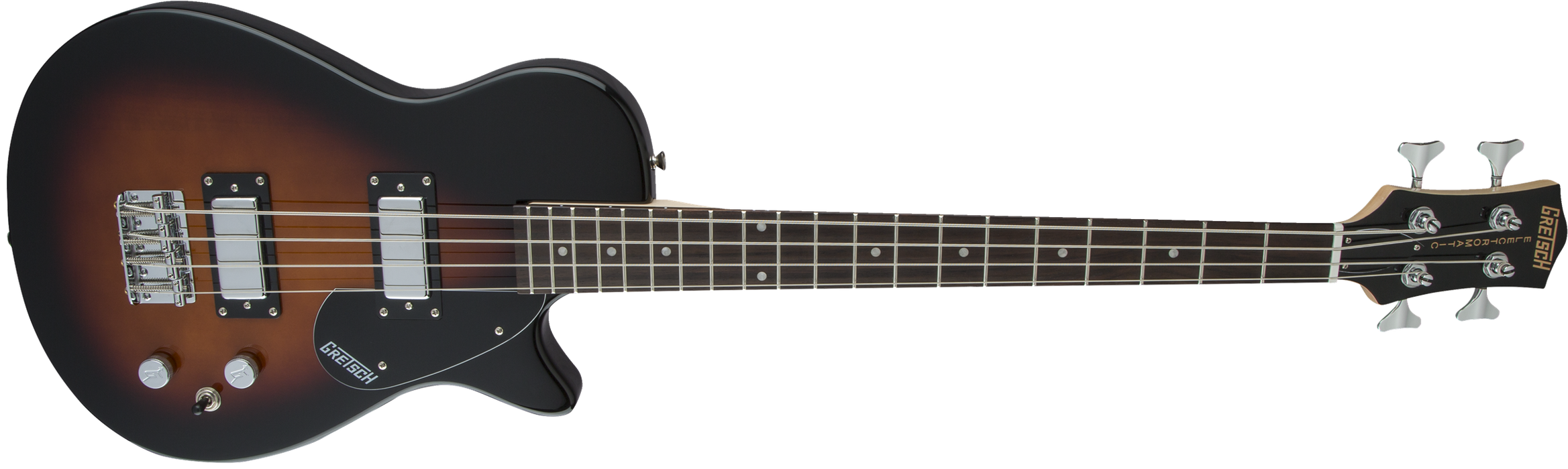 Gretsch G2220 Electromatic® Junior Jet™ Bass II Short-Scale, Black Walnut Fingerboard, Tobacco Sunburst - Guitar Warehouse