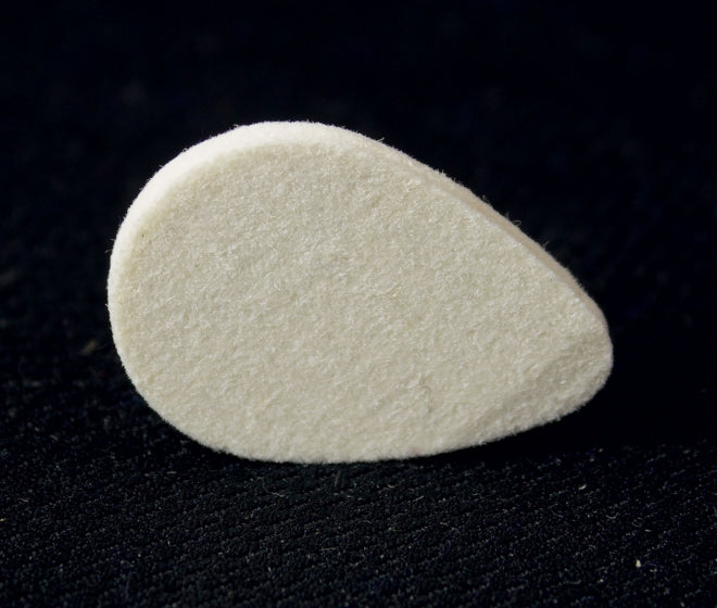 Ukulele Plectrum - Felt Pick - Oval - Guitar Warehouse