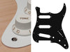 Standard 11 Hole SSS 1 Ply Pickguard / Scratchplate to fit Stratocaster Strat - White - Guitar Warehouse