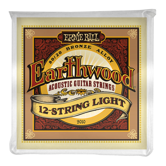 Ernie Ball Earthwood Light Acoustic Guitar Strings 12-String - Guitar Warehouse