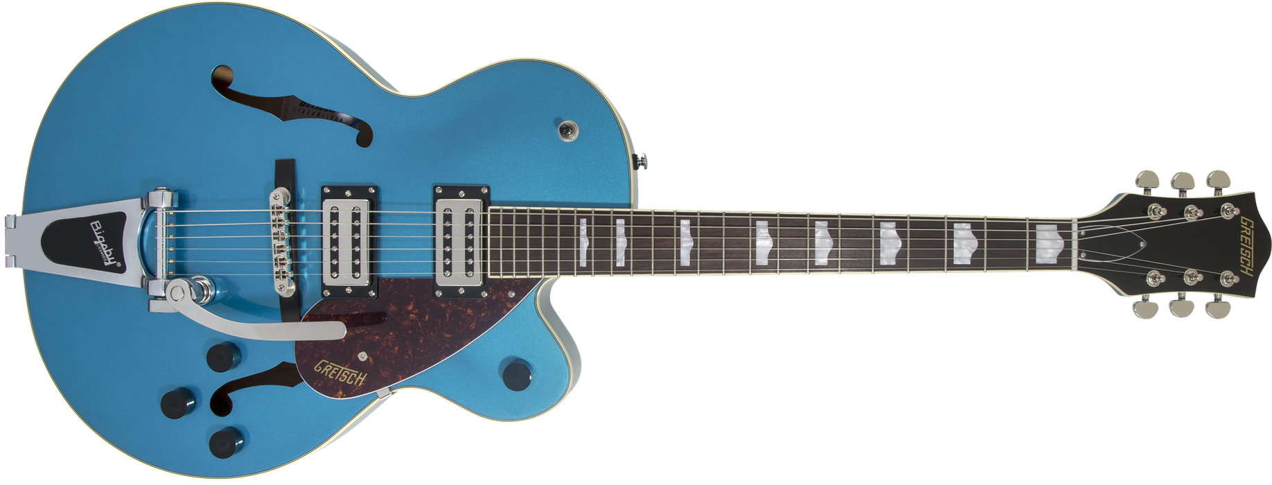 Gretsch G2420T Streamliner™ Hollow Body with Bigsby®, Laurel Fingerboard, Broad'Tron™ BT-2S Pickups, Riviera Blue *SETUP PRICE - Guitar Warehouse