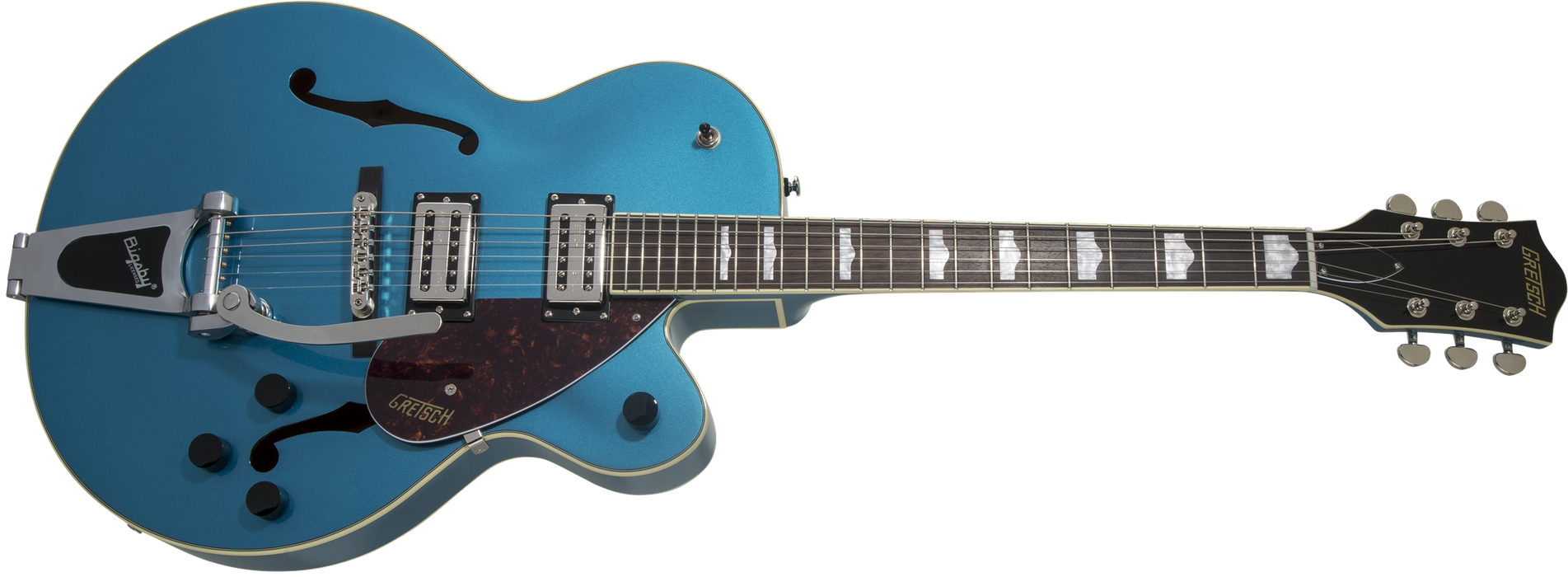 Gretsch G2420T Streamliner™ Hollow Body with Bigsby®, Laurel Fingerboard, Broad'Tron™ BT-2S Pickups, Riviera Blue *SETUP PRICE - Guitar Warehouse