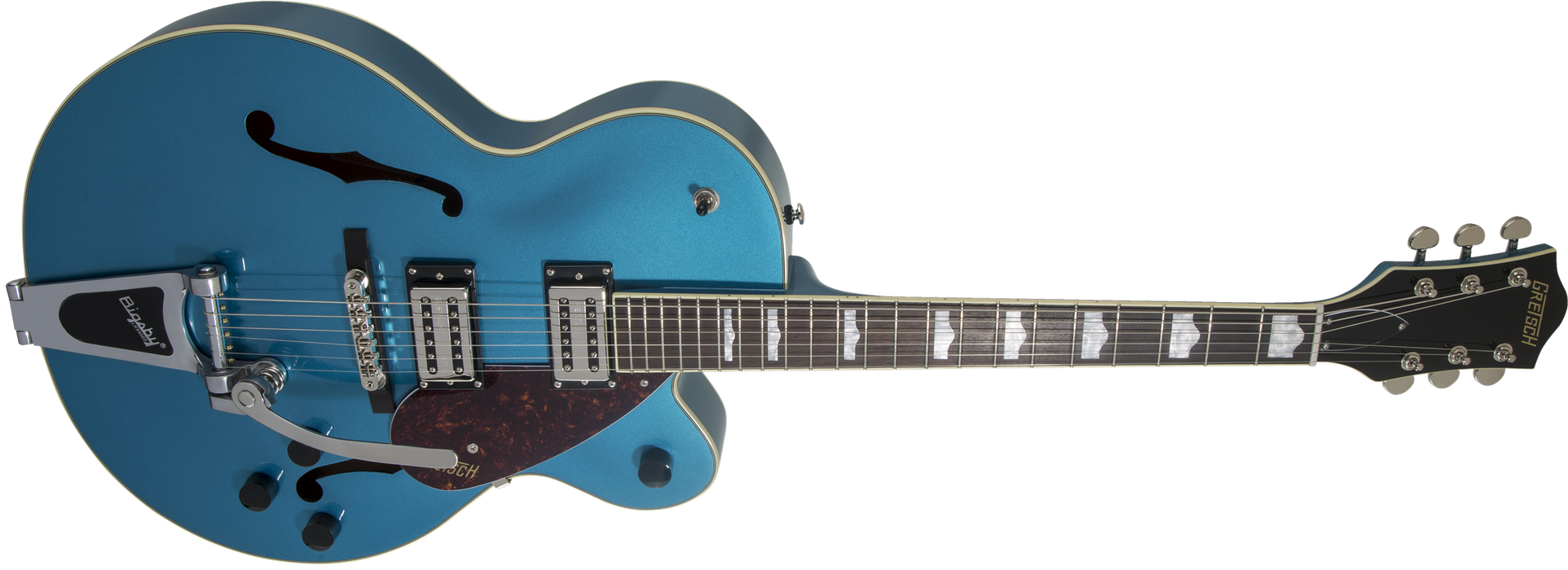 Gretsch G2420T Streamliner™ Hollow Body with Bigsby®, Laurel Fingerboard, Broad'Tron™ BT-2S Pickups, Riviera Blue *SETUP PRICE - Guitar Warehouse