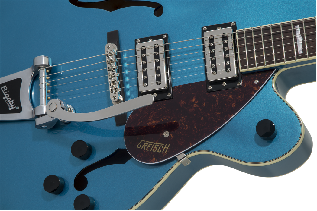 Gretsch G2420T Streamliner™ Hollow Body with Bigsby®, Laurel Fingerboard, Broad'Tron™ BT-2S Pickups, Riviera Blue *SETUP PRICE - Guitar Warehouse