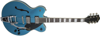 Gretsch G2622T Streamliner™ Center Block Double-Cut with Bigsby®, Laurel Fingerboard, Broad'Tron™ BT-2S Pickups, Riviera Blue - Guitar Warehouse