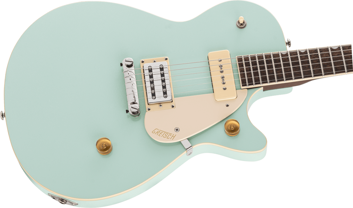 Gretsch G2215-P90 Streamliner™ Junior Jet™ Club, Laurel Fingerboard, Mint Metallic - Guitar Warehouse