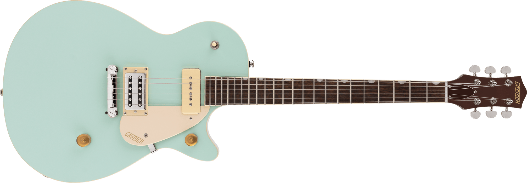 Gretsch G2215-P90 Streamliner™ Junior Jet™ Club, Laurel Fingerboard, Mint Metallic - Guitar Warehouse