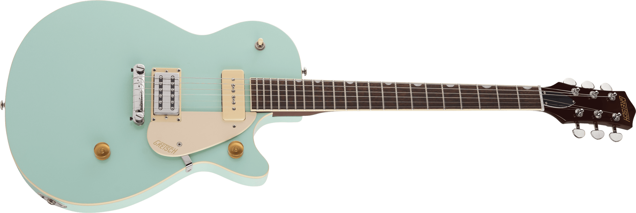 Gretsch G2215-P90 Streamliner™ Junior Jet™ Club, Laurel Fingerboard, Mint Metallic - Guitar Warehouse