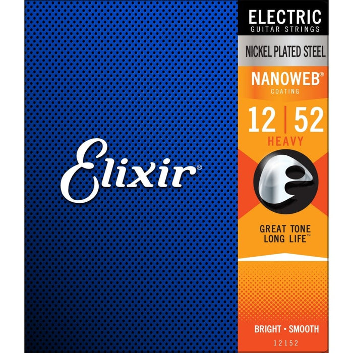 Elixir - Electric NanoWeb Heavy Strings 12 - 52 - Guitar Warehouse