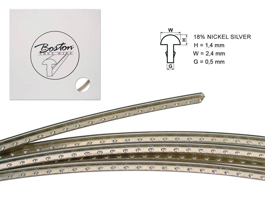 Boston Fret Wire Narrow Jumbo 6105 FW-1424058 - Guitar Warehouse