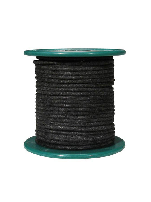 Cloth Covered Copper Wire - Vintage Style - 18 gauge (1mm2) - Black - 1m - Guitar Warehouse