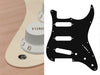 Standard 11 Hole SSS 1 Ply Pickguard / Scratchplate to fit Stratocaster Strat - Vintage White - Guitar Warehouse