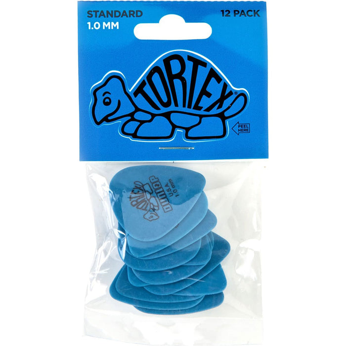 Dunlop Players Pick 12 Pack - Tortex Standard 1.0MM - Guitar Warehouse