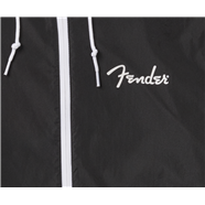 Fender® Spaghetti Logo Windbreaker, Black - Guitar Warehouse