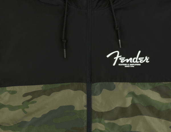 Fender® Windbreaker, Camo and Black - Guitar Warehouse