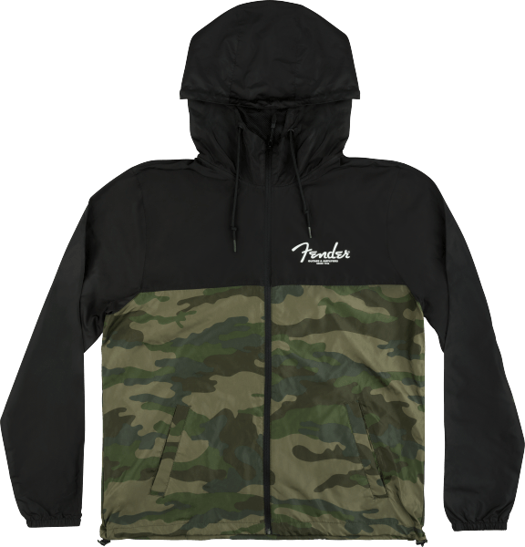 Fender® Windbreaker, Camo and Black - Guitar Warehouse