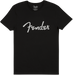 Fender® Spaghetti Logo Men's Tee, Black - Guitar Warehouse