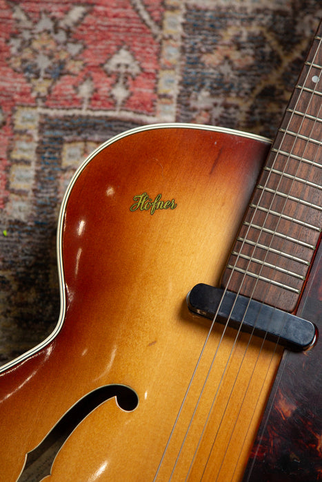 1959 Hofner Senator Thinline Sunburst - Guitar Warehouse