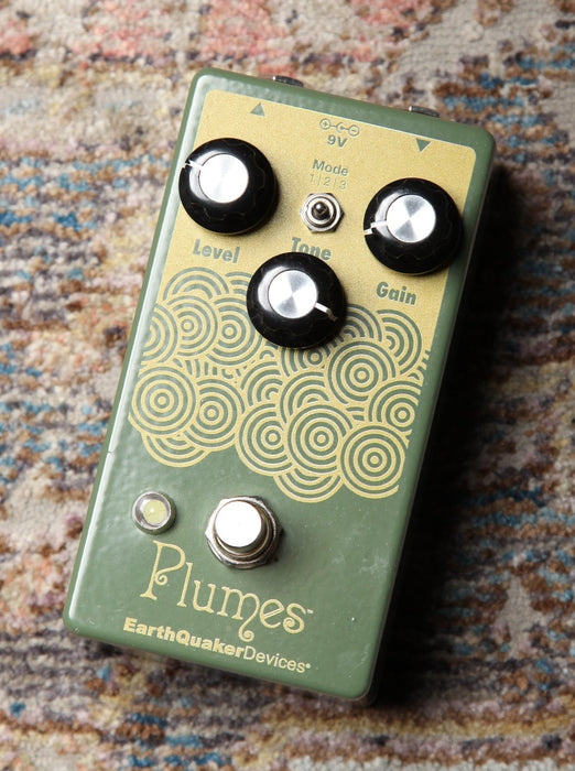 Pre-Owned EarthQuaker Devices Plumes Signal Shredder Overdrive Pedal - Guitar Warehouse