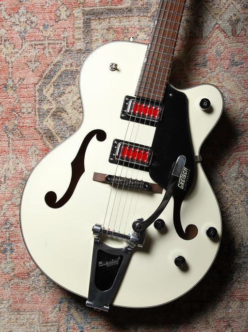 Gretsch G5410T Rat Rod Hollow Body - Matte Vintage White -  Pre-Owned - Guitar Warehouse