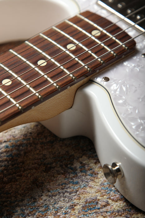 2014 Fender Telecaster Deluxe - Chris Shiflett Signature Model - Arctic White - Pre-Owned - Guitar Warehouse