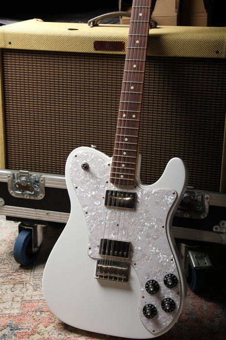 2014 Fender Telecaster Deluxe - Chris Shiflett Signature Model - Arctic White - Pre-Owned - Guitar Warehouse