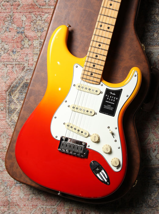 Fender Player Plus Stratocaster®, Maple Fingerboard, Tequila Sunrise - Guitar Warehouse