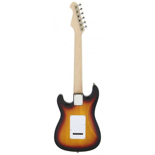 Aria STG Mini S Type Electric Guitar - Sunburst - Guitar Warehouse