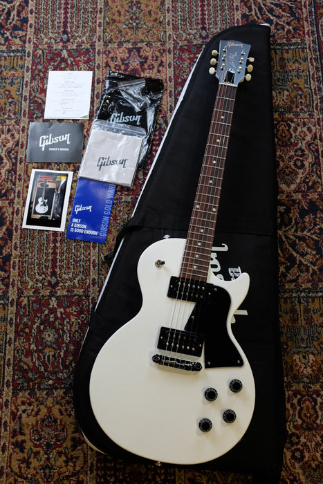 2021 Gibson Les Paul Special with Humbuckers Worn White - Guitar Warehouse