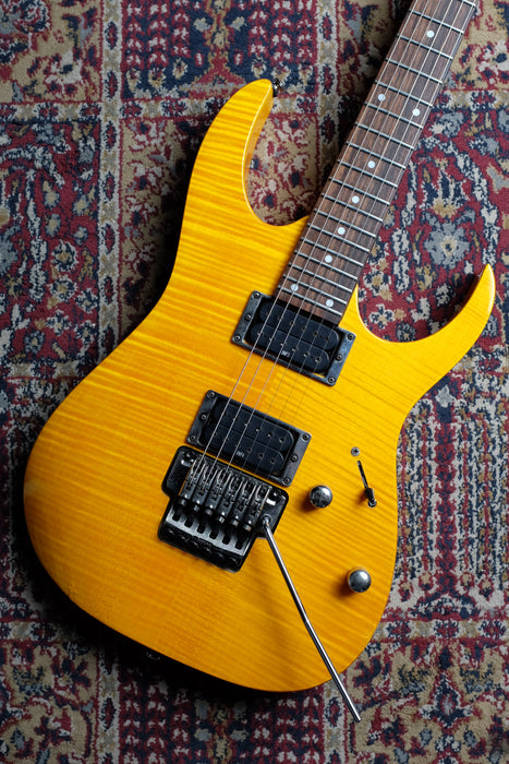 2006 Ibanez RG320 Amber Flame - Guitar Warehouse