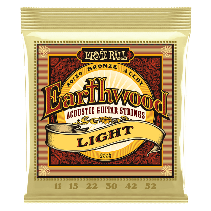 Ernie Ball Earthwood 11-52 Light 80/20 Bronze Acoustic Guitar Strings - Guitar Warehouse