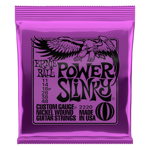 Ernie Ball Power Slinky Electric Guitar Strings 11-48 - Guitar Warehouse