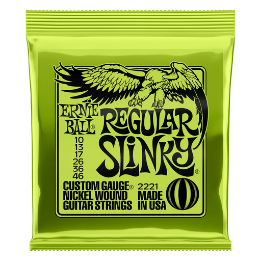 Ernie Ball Regular Slinky Electric Guitar Strings 10-46 - Guitar Warehouse