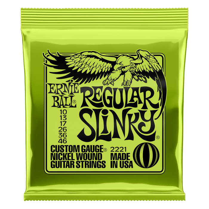 Ernie Ball Regular Slinky Electric Guitar Strings 10-46 - Guitar Warehouse