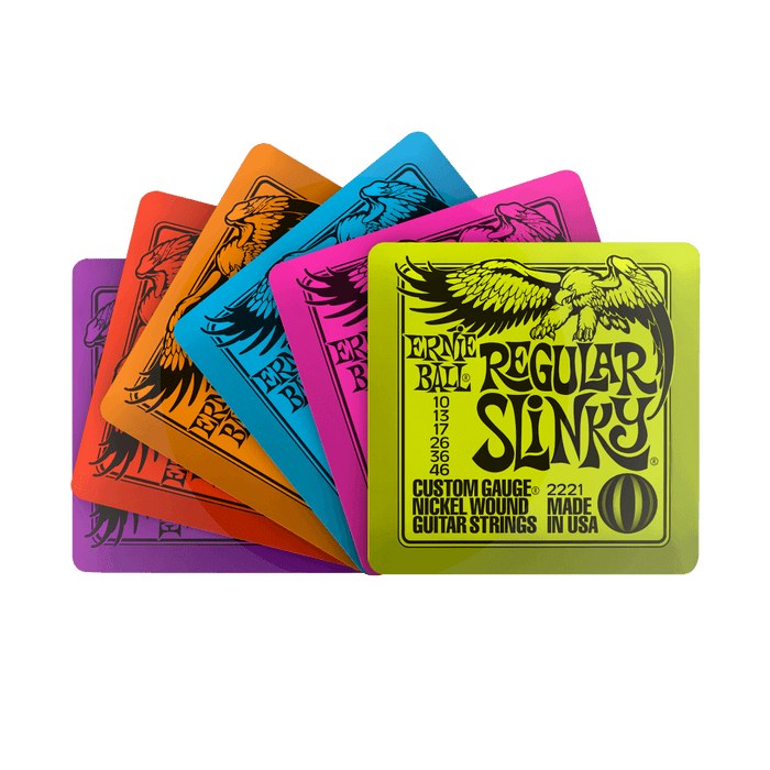 ERNIE BALL SLINKY COASTERS 6 PACK - Great Gift Idea! - Guitar Warehouse