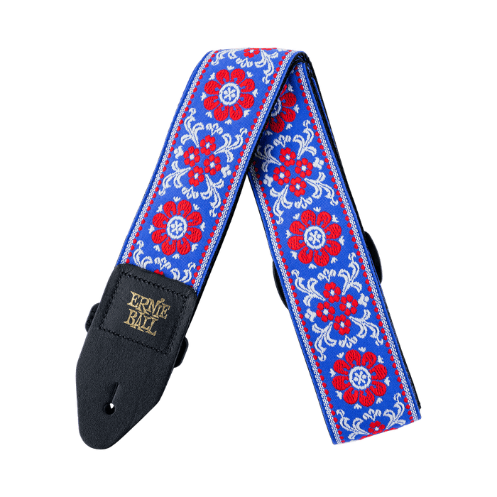 ERNIE BALL - MORNING BLOSSOM JACQUARD GUITAR STRAP - Guitar Warehouse