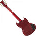 VINTAGE VS6 REISSUED ELECTRIC GUITAR ~ LEFT HAND CHERRY RED - Guitar Warehouse