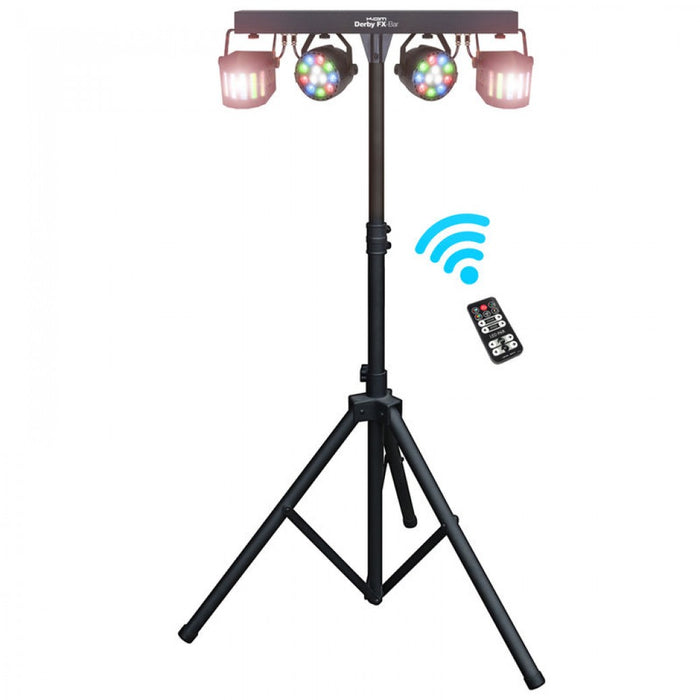 KAM Derby Effects Bar inc. 4 Lights/Stand - Guitar Warehouse