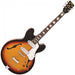 Vintage VSA500P ReIssued Semi Acoustic Guitar ~ Vintage Sunburst *SETUP PRICE - Guitar Warehouse