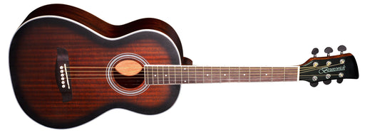 Brunswick Parlour Acoustic Guitar Tobacco Burst Satin - Guitar Warehouse