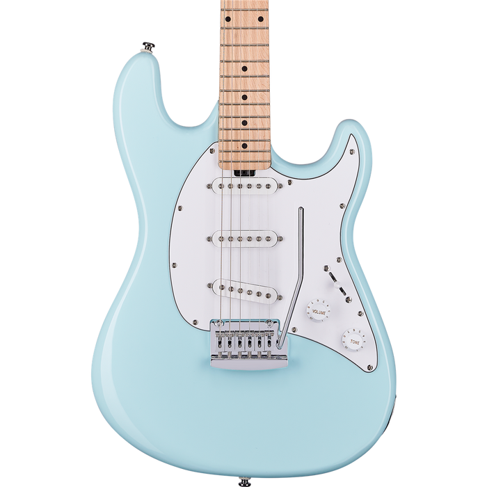 Sterling CT30SSS Cutlass SSS Electric Guitar - Daphne Blue MN - Guitar Warehouse