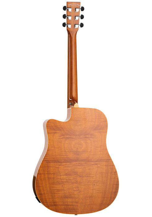 Tanglewood Discovery Dreadnought Cutaway Electro Acoustic Natural Gloss DBT-DCE-FMH-G - Guitar Warehouse