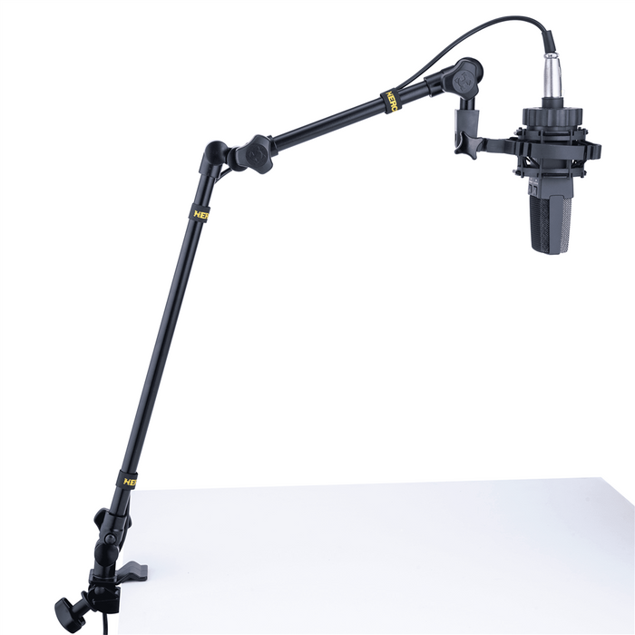 Hercules Podcast Microphone Desktop Stand & Camera Arm DG107B - Guitar Warehouse