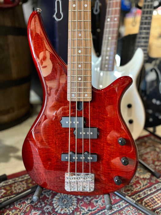 Pre-owned Yamaha RBX170EW Bass in Trans Red - Guitar Warehouse
