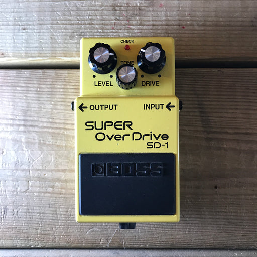 Boss SD-1 Super Overdrive Guitar Effect Pedal - Pre-loved - Guitar Warehouse