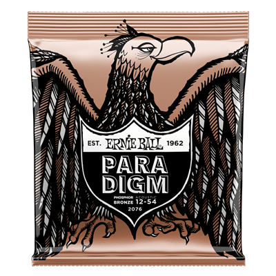 Ernie Ball Paradigm Phosphor Bronze Acoustic Strings - 12-54 Gauge - Guitar Warehouse