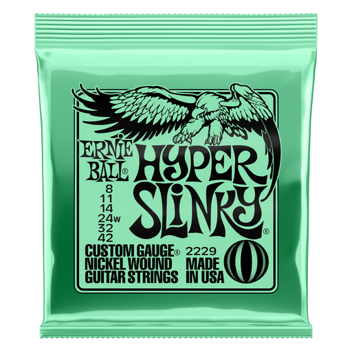 Ernie Ball Hyper Slinky Electric Guitar Strings 8-42 - Guitar Warehouse