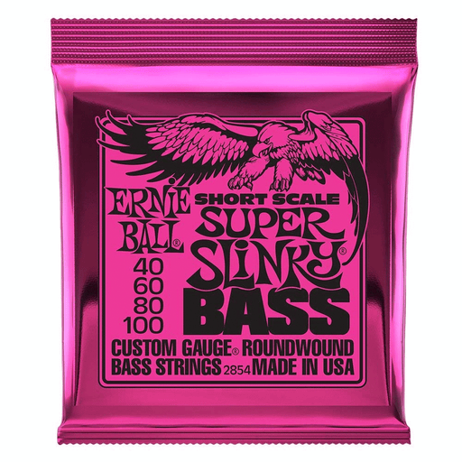 Ernie Ball Short Scale Super Slinky Bass Set 40-100 - Guitar Warehouse