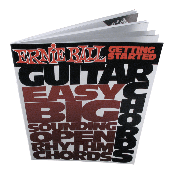 Ernie Ball Getting Started Guitar Easy Chord Book - Guitar Warehouse