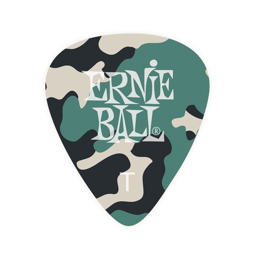 Ernie Ball Camouflage Thin Pick Pack (Pack of 12) - Guitar Warehouse